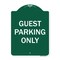 Signmission Guest Parking Only Heavy-Gauge Aluminum Architectural Sign, 24" x 18", GW-1824-9836 A-DES-GW-1824-9836 - alternate 1